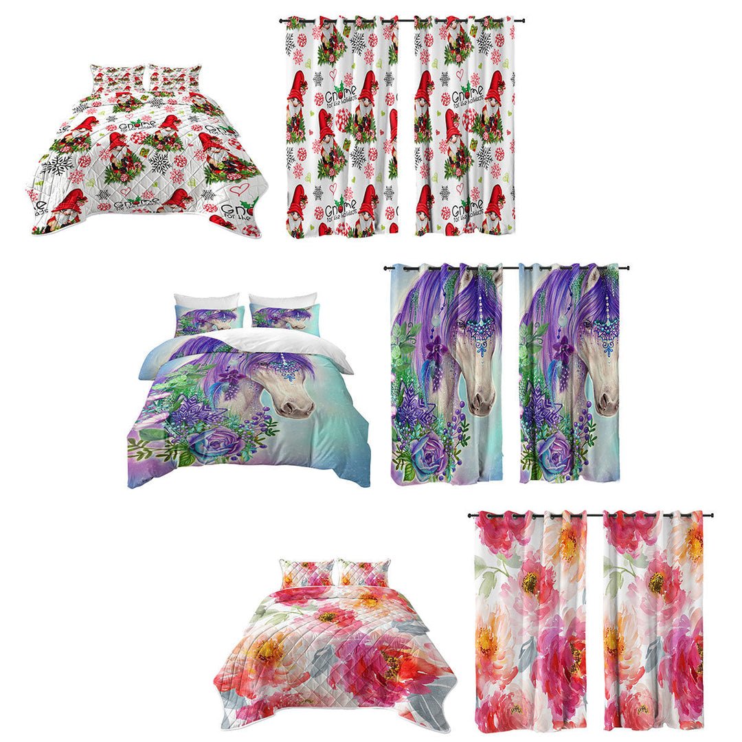 Bedding Sets with Matching Curtains