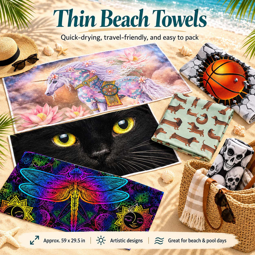 Thin Beach Towels