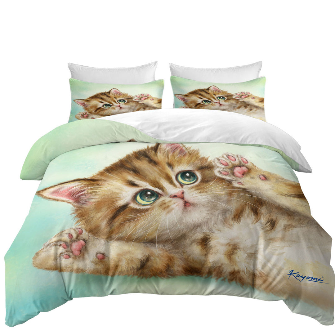 Adorable Kittens Art Relaxing Kitty Cat Daybed Covers Sets