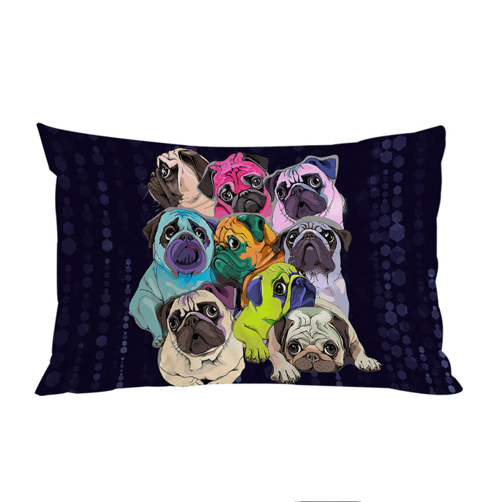 Adorable Pugs Pillow Cases