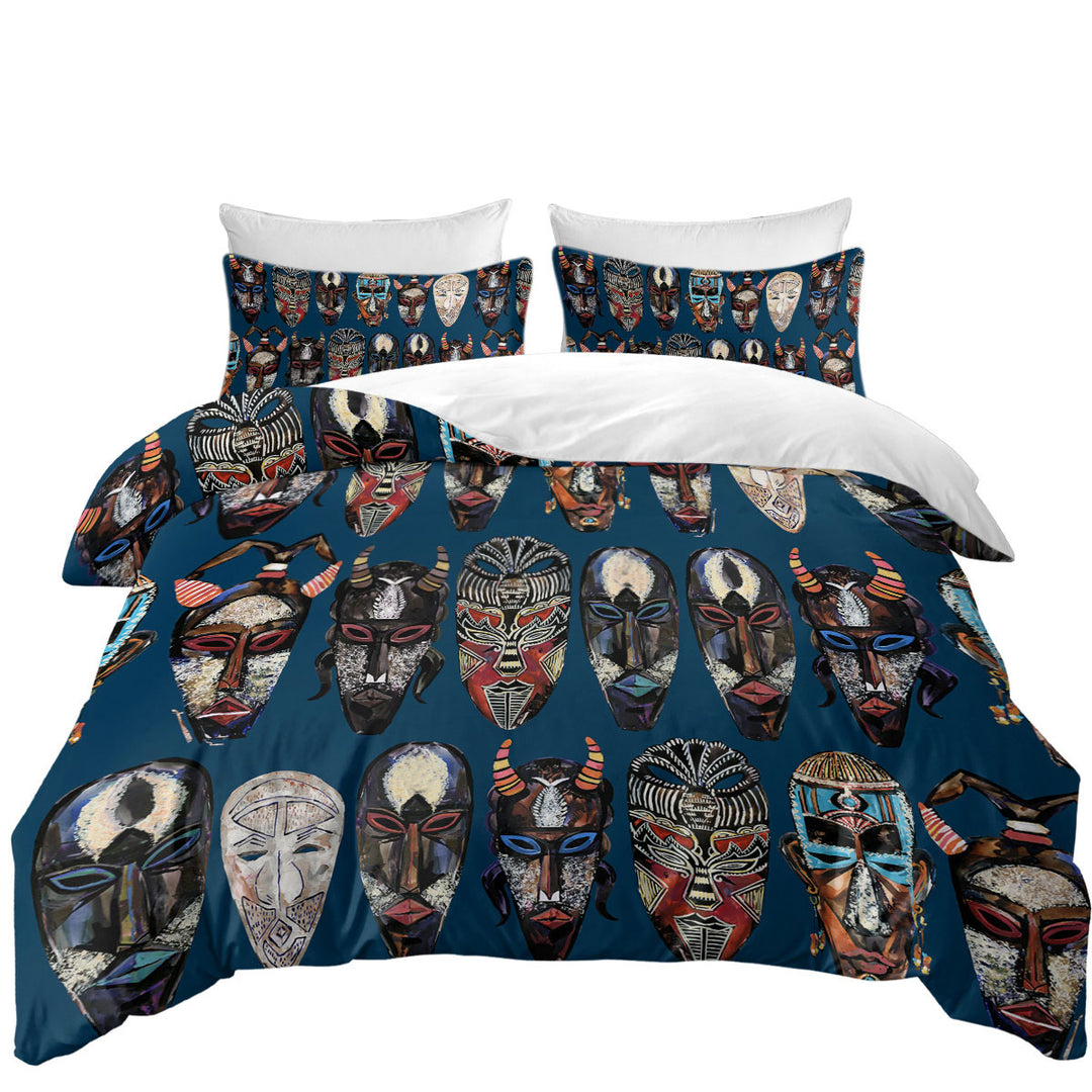African Masks Duvet Covers