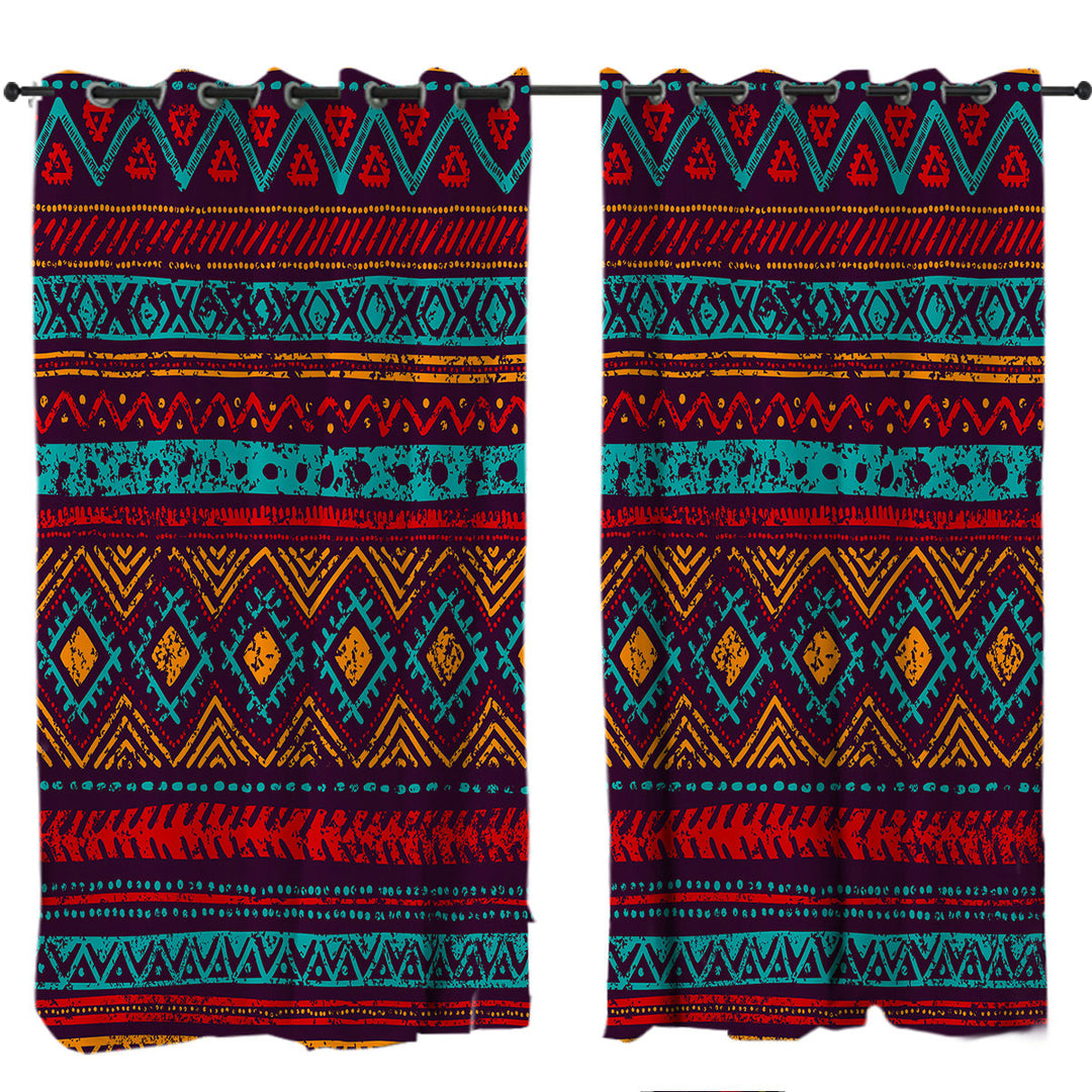 African Print Curtain
