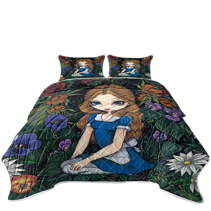 Alice and the Flowers Quilt