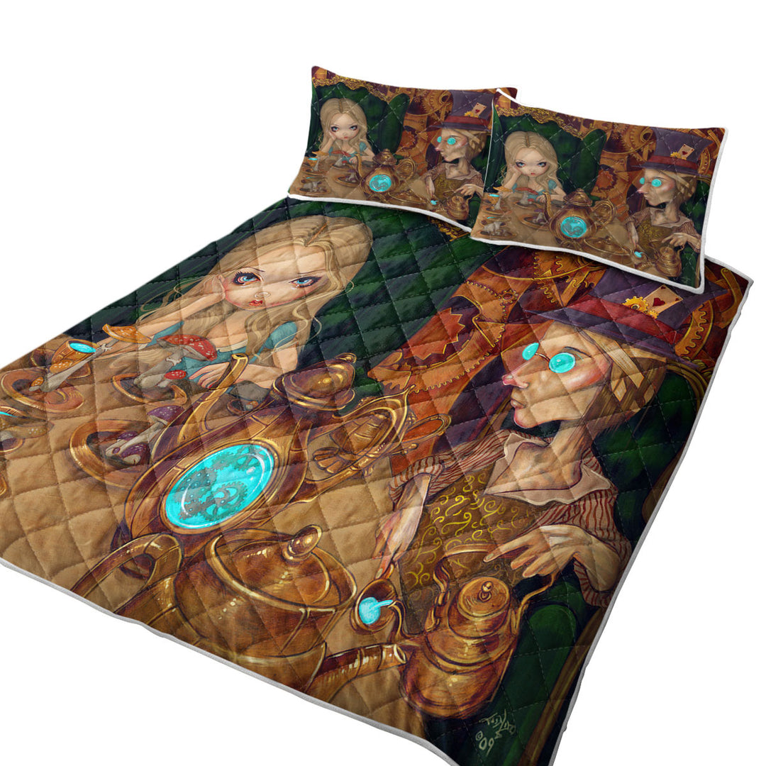 Alice and the Mad Hatter Coverlets