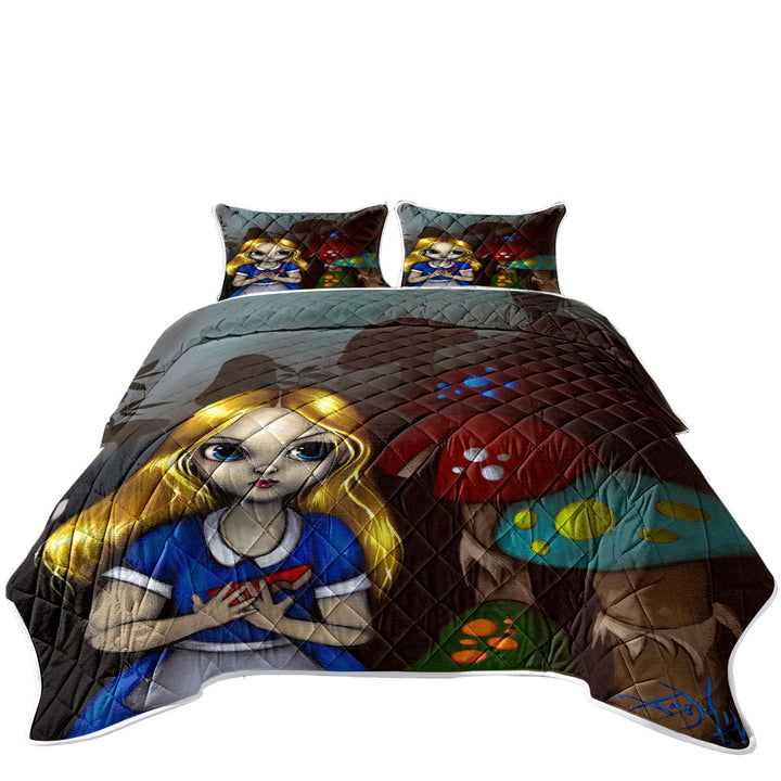Alice and the Mushrooms Coverlets