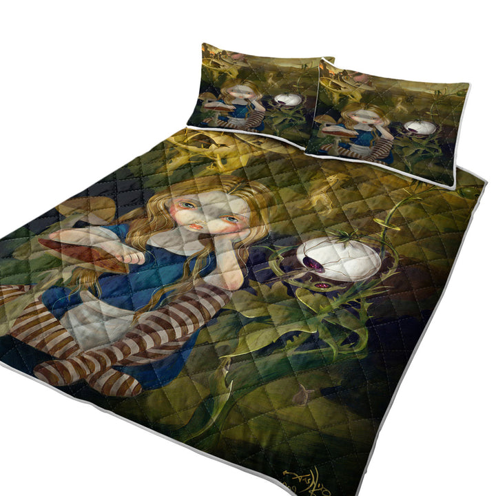 Alice in a Bosch Landscape Quilts for Beds