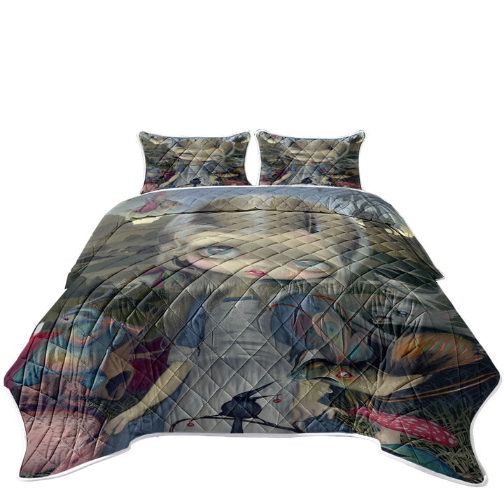Alice in a Bosch Wonderland Quilts for Beds