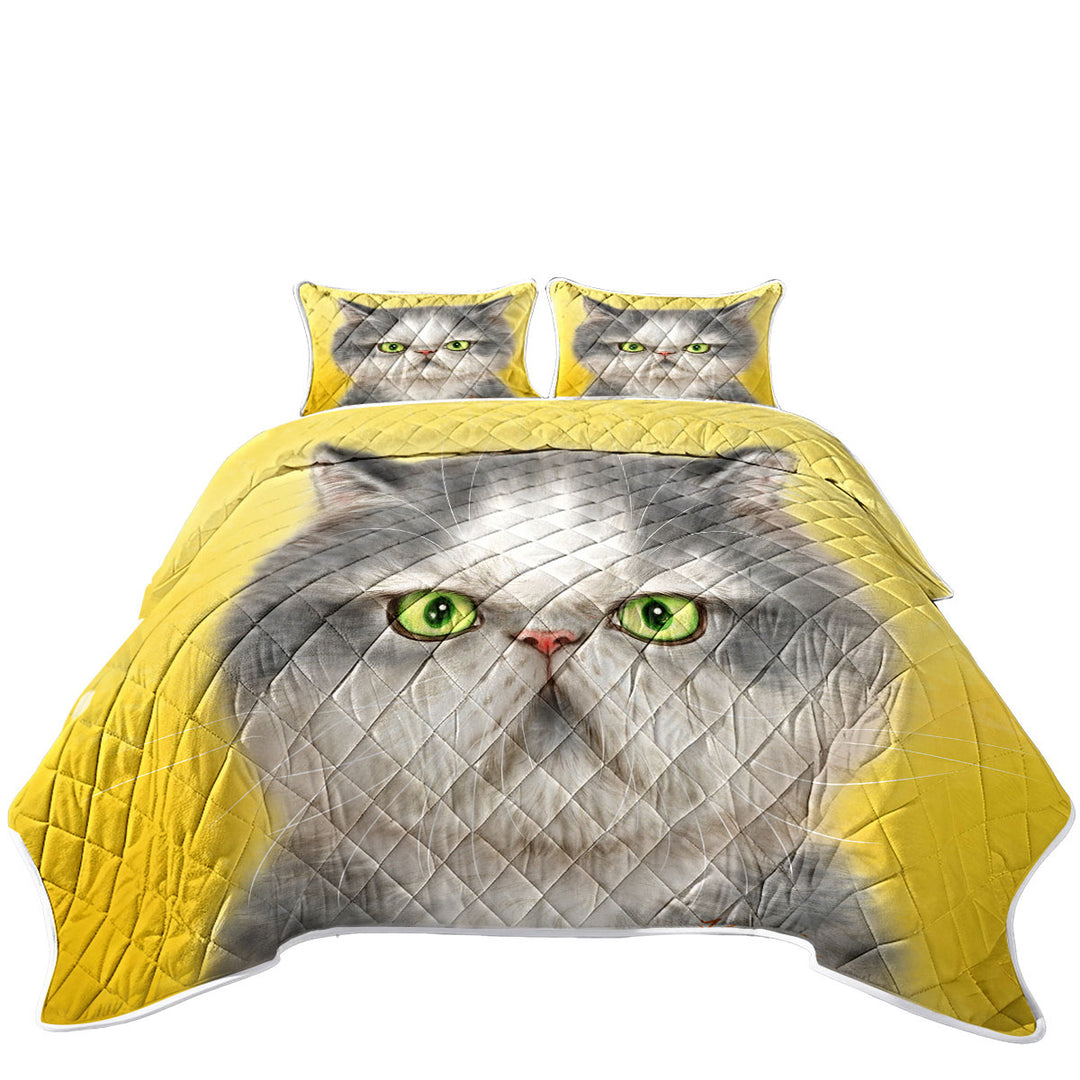 Angry Grey Kitten Cats Art Drawings Quilt Shop Near Me