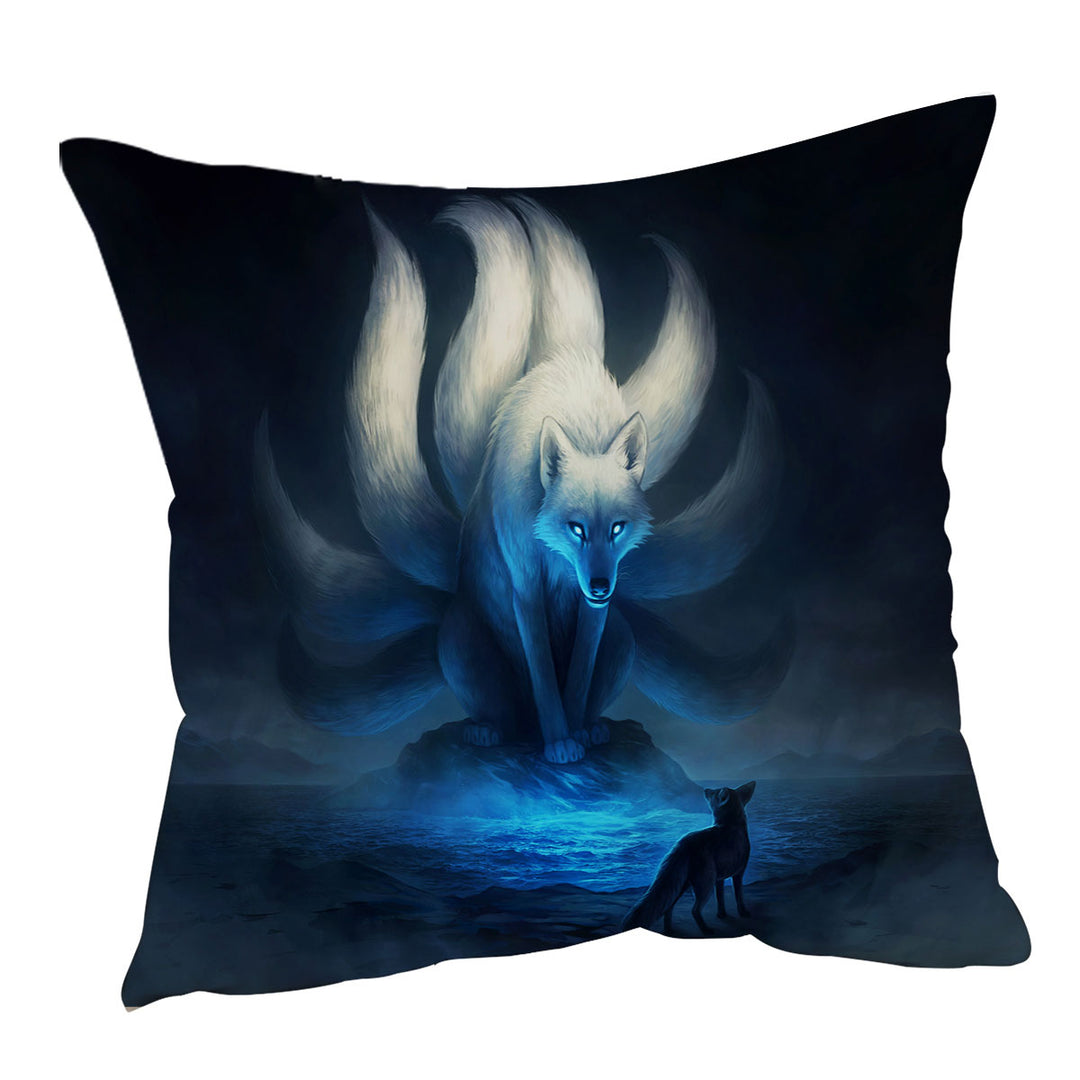 Animal Art Throw Pillow Divine Within God Wolf