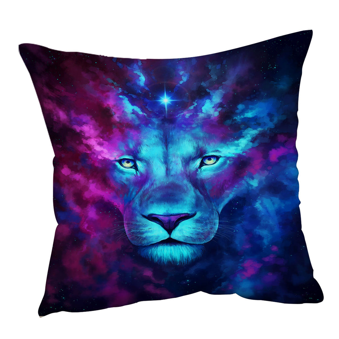 Animal Cushions Fantasy Art Firstborn Space Lion