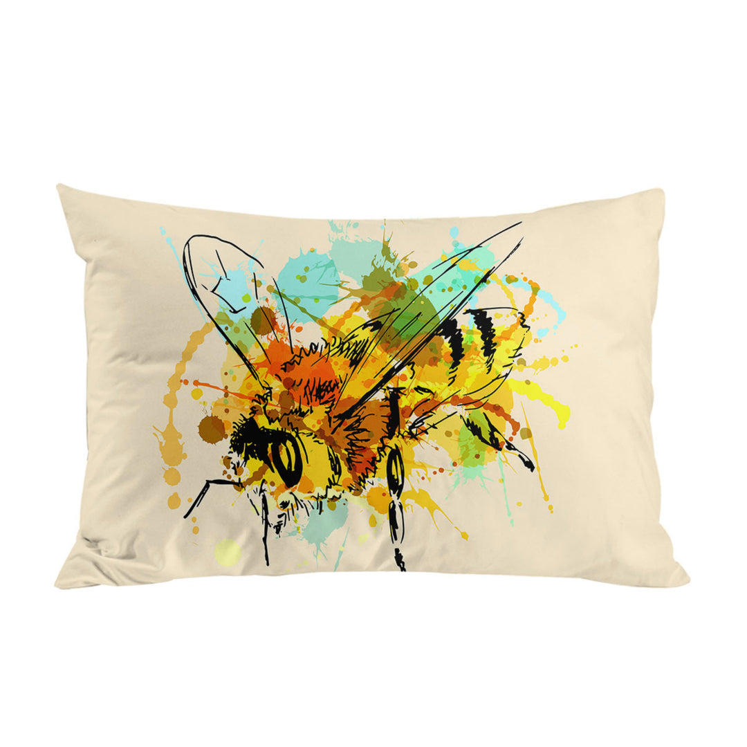 Art Drawing Bee Pillowcase