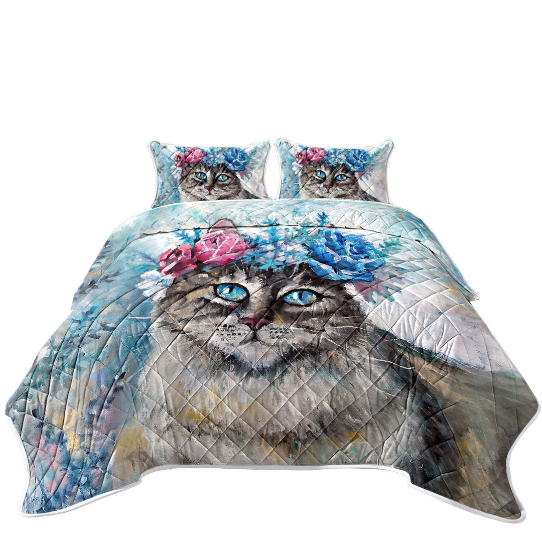 Art Painting Cat Coverlets