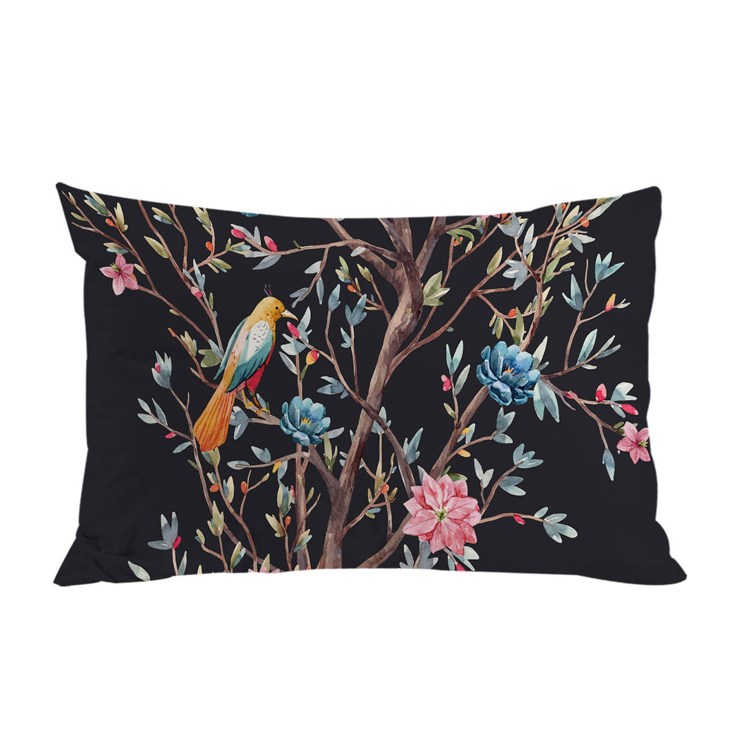 Art Painting Flowering Bird Tree Bed Covers