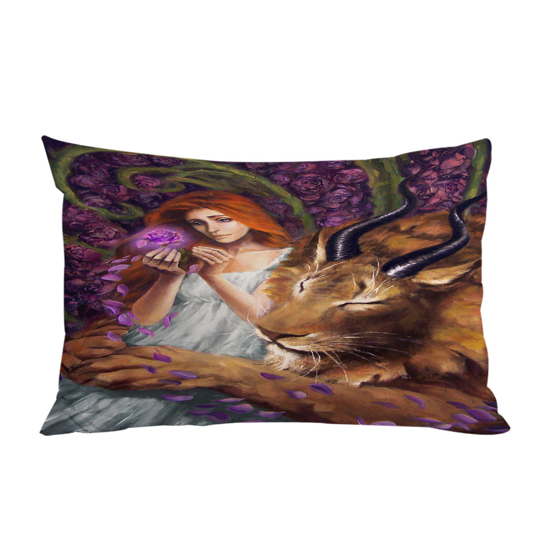 Art by Ruth Thompson Fairytale Beauty and Beast King Pillow Cases