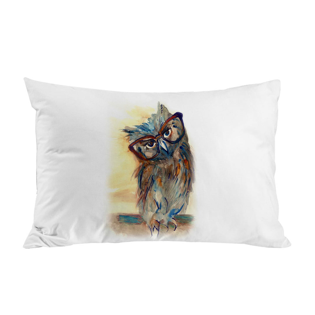 Artistic Drawing Sophisticated Chic Owl Pillow Cases