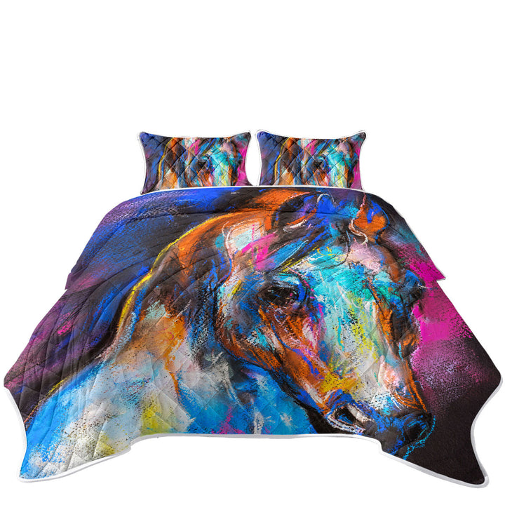 Artistic Horse Painting Quilts