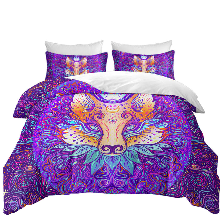 Artistic Oriental Royal Fox Duvet Covers King