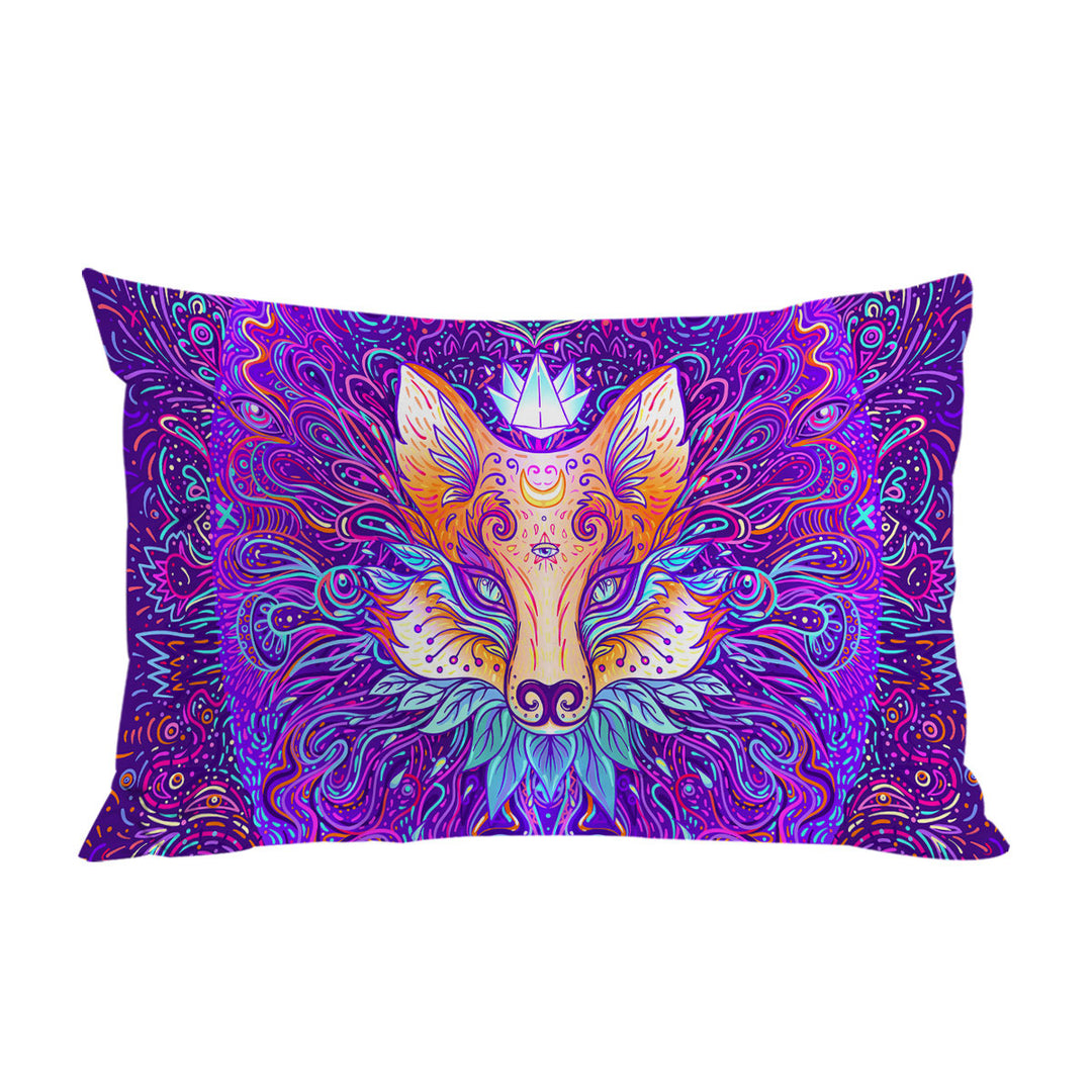 Artistic Oriental Royal Fox Pillowcase