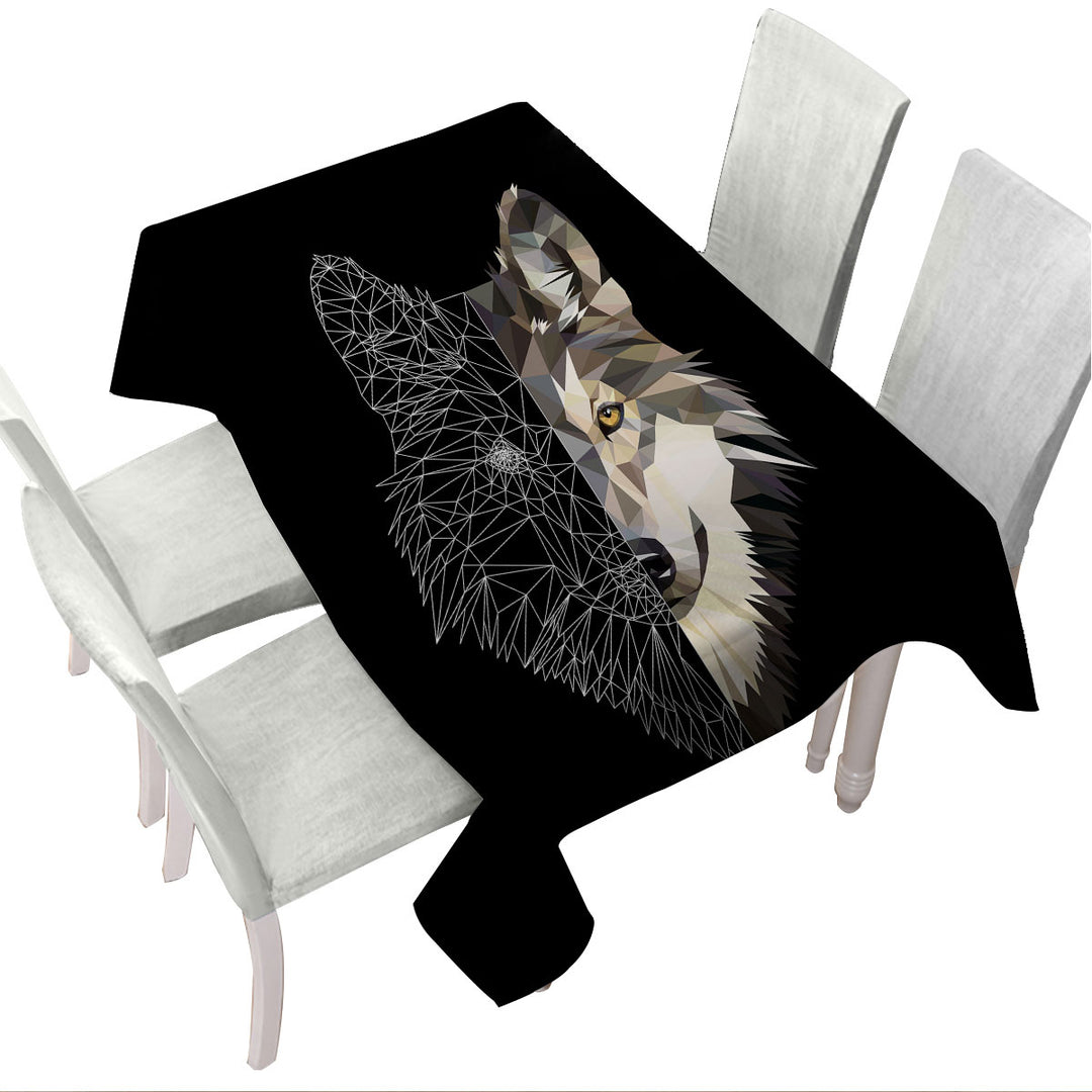 Artistic Wolf Custom table Covers