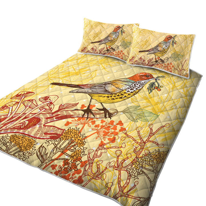 Autumn Colored Bird Quilts