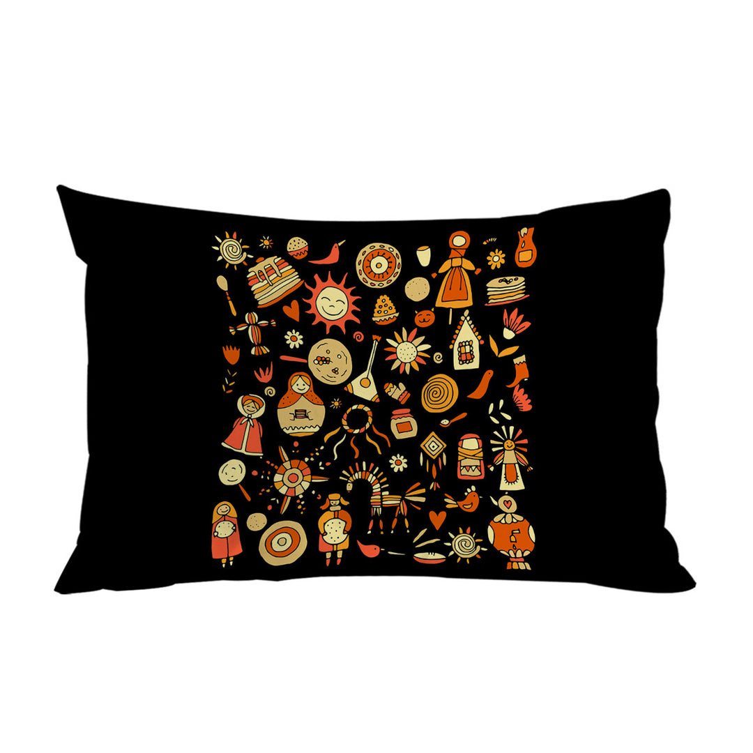 Autumn Colored Cute Warmth Home Features King Pillow Cases