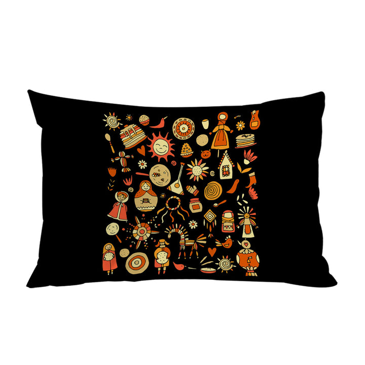 Autumn Colored Cute Warmth Home Features King Pillow Cases
