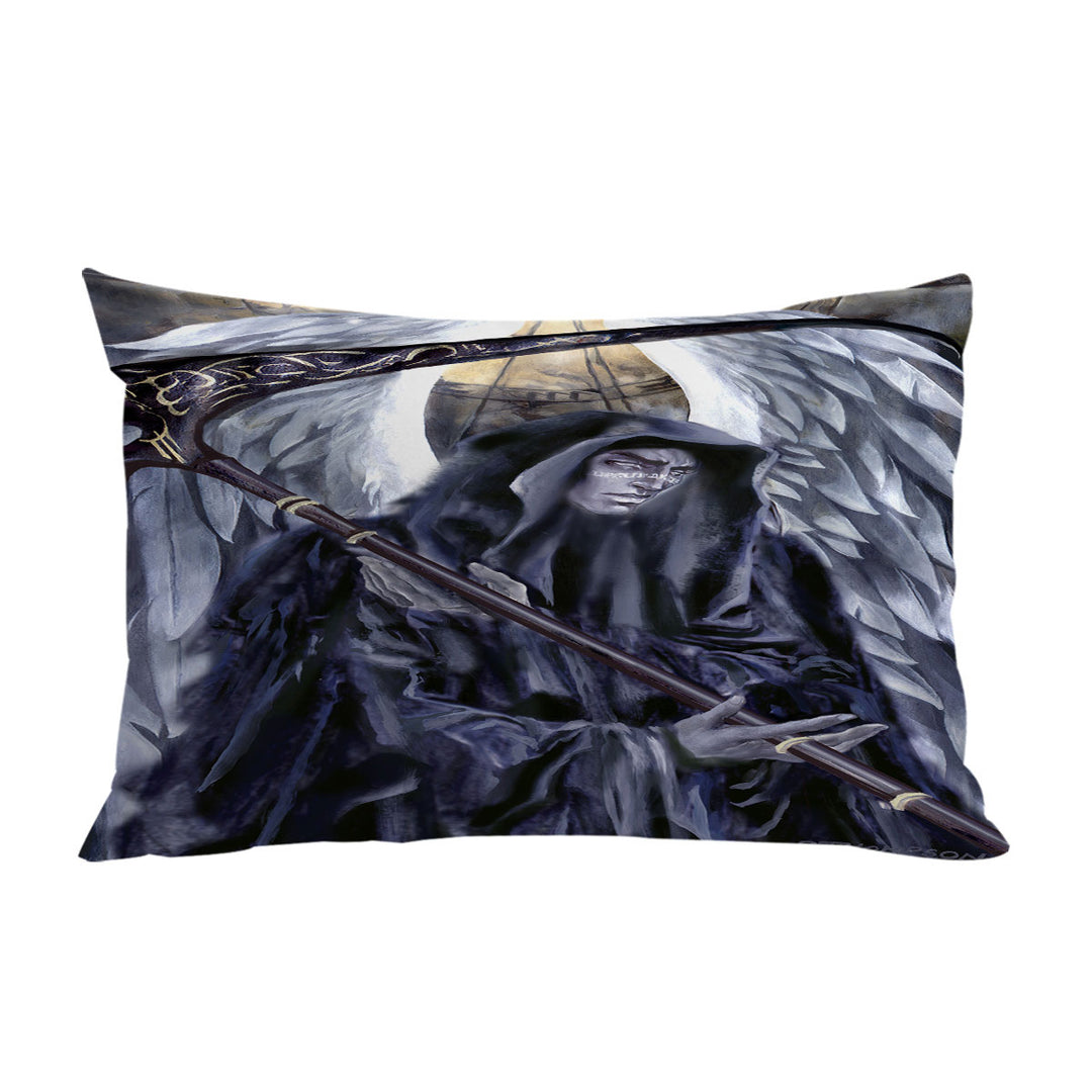 Azriel Cool Angel of Death Dark Art Drawing Pillow Case Covers