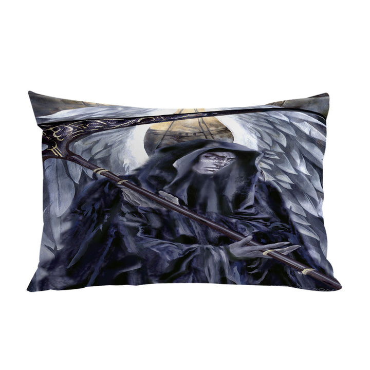 Azriel Cool Angel of Death Dark Art Drawing Pillow Case Covers