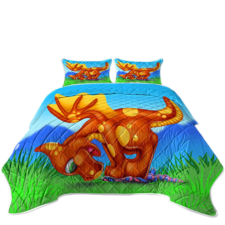 Baby Cute Dragon Quilts for Beds