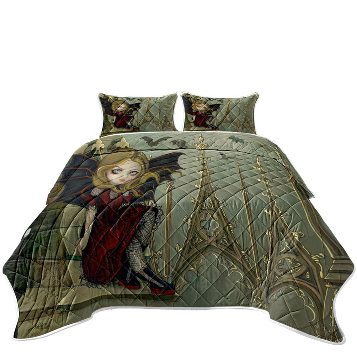 Bat Winged Fairy Bats in the Belfry Coverlets