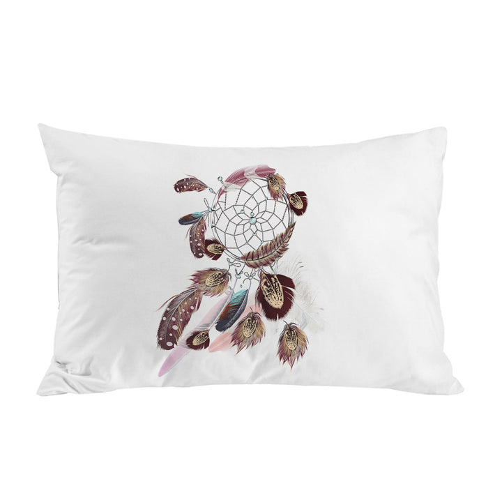 Beautiful Feathers Dream Catcher Pillow Case Covers