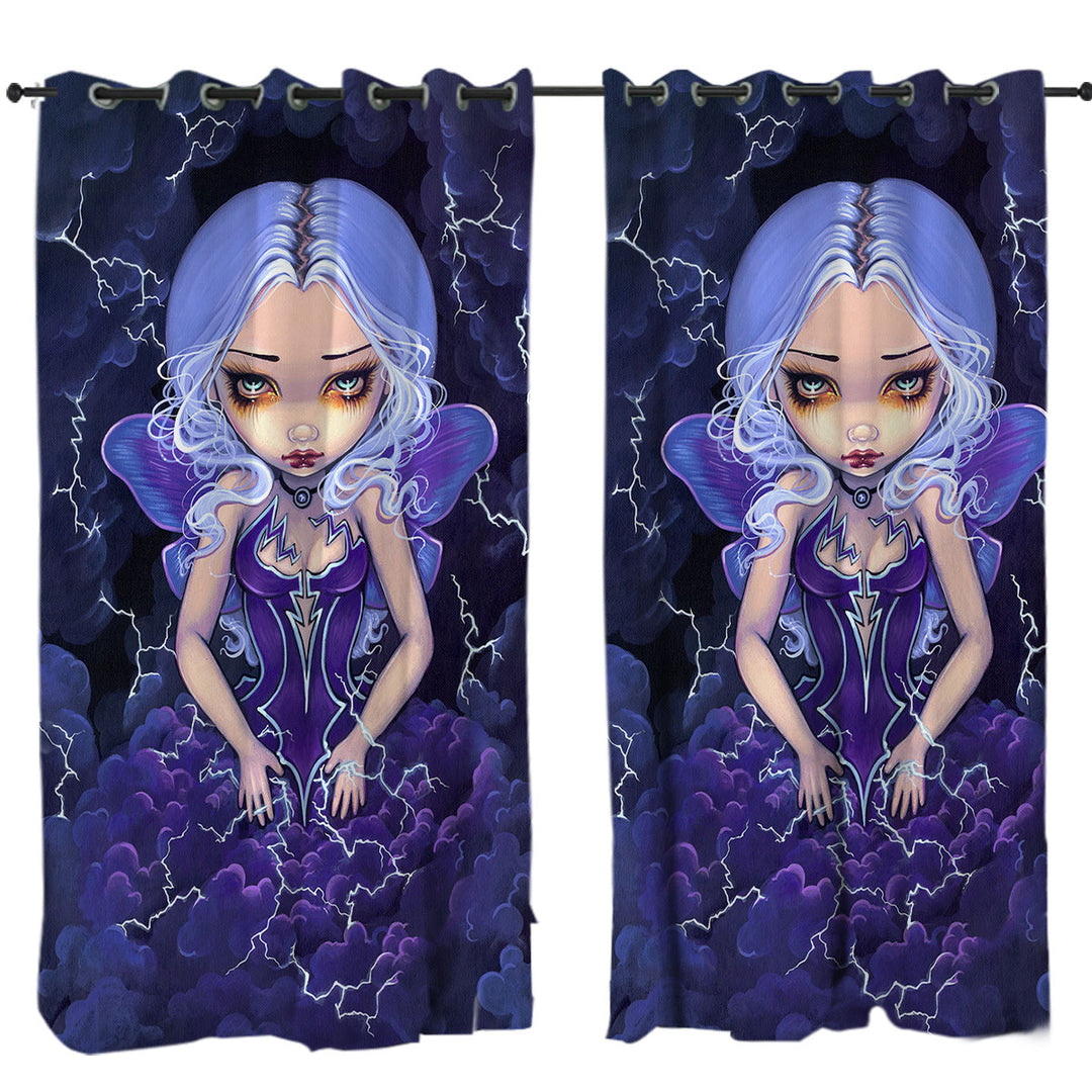 Beautiful Gothic Fairy Dress of Storms Custom Drapes