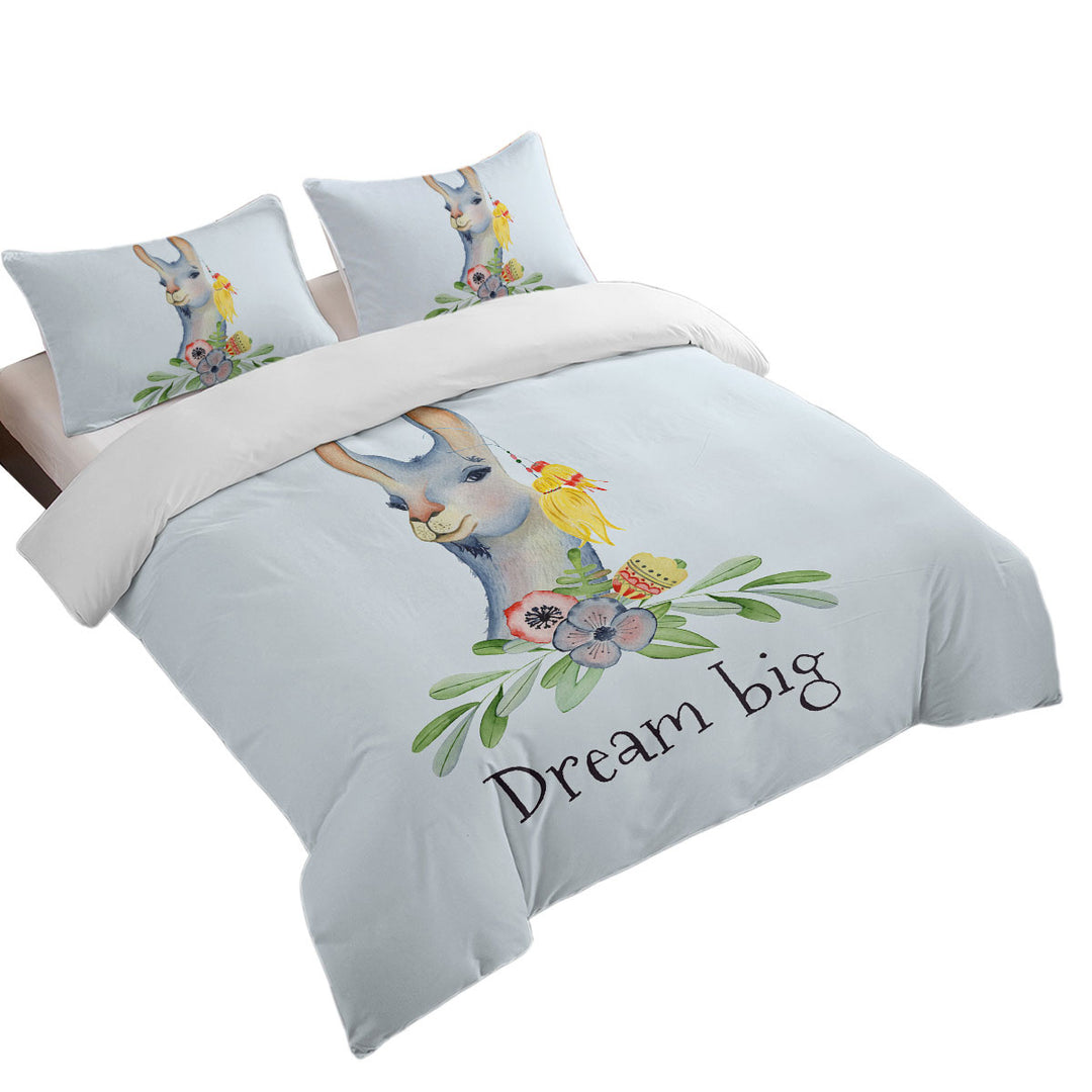 Beautiful Inspirational Llama Coverlet