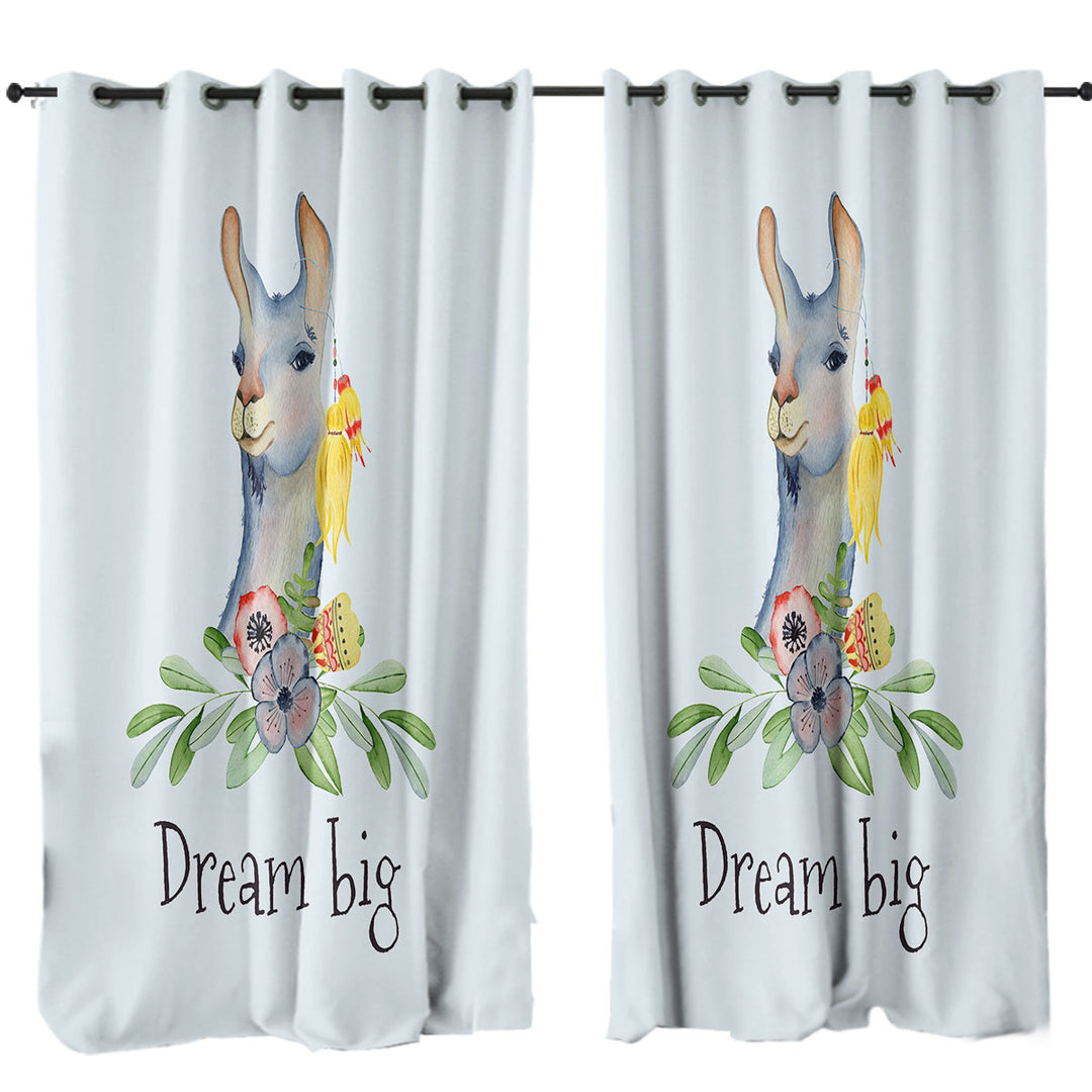 Beautiful Inspirational Llama Drapery