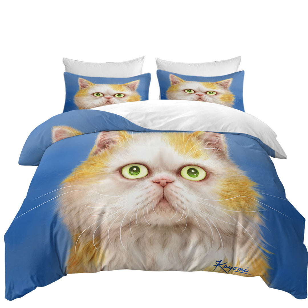 Beautiful Kittens Drawings Staring Ginger Cat Good Duvet Covers