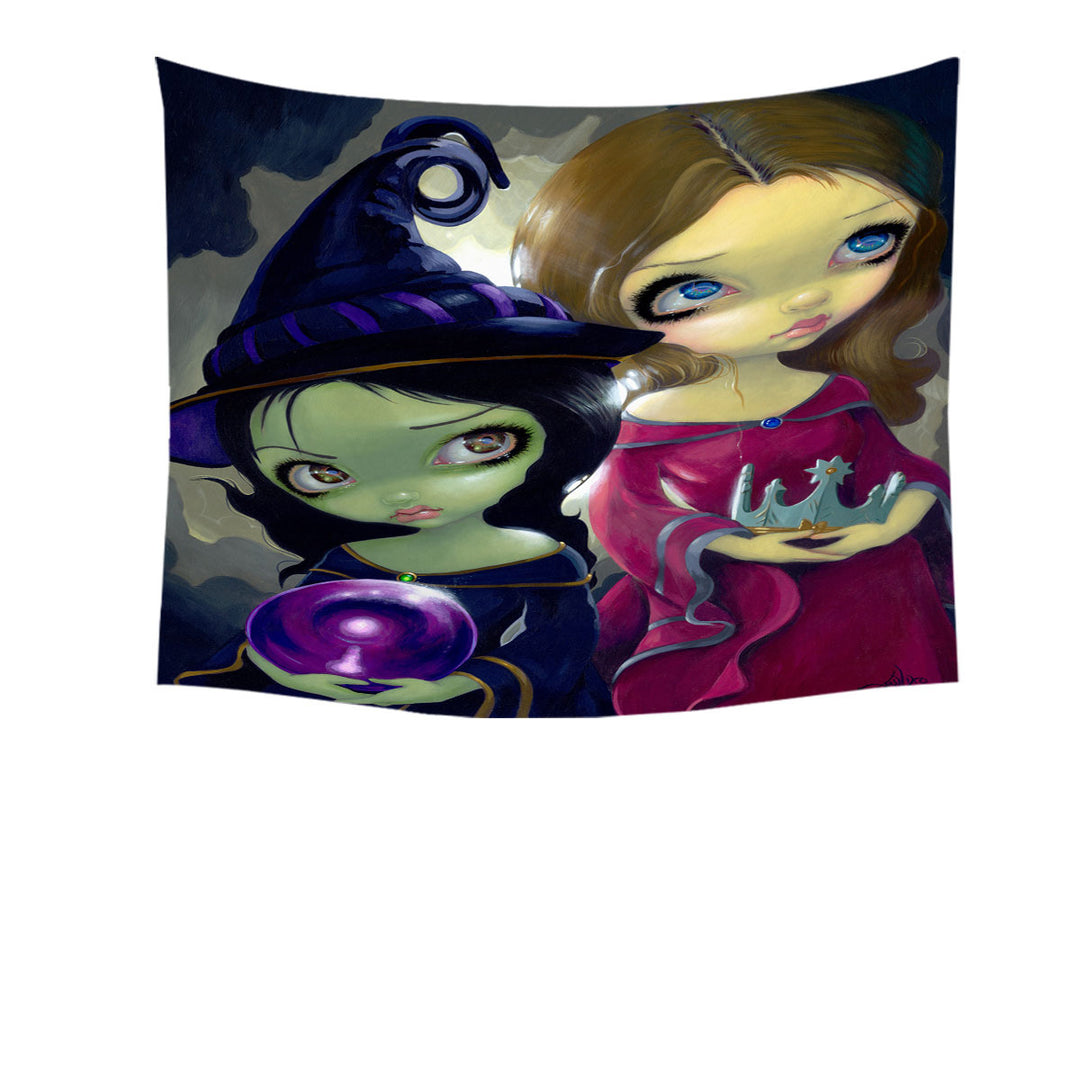 Beautiful Maidens Wicked Witch Tapestry