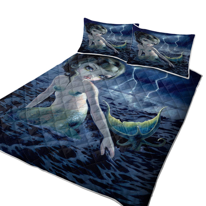 Beautiful Ocean Mermaid the Storm Chaser Quilts for sale