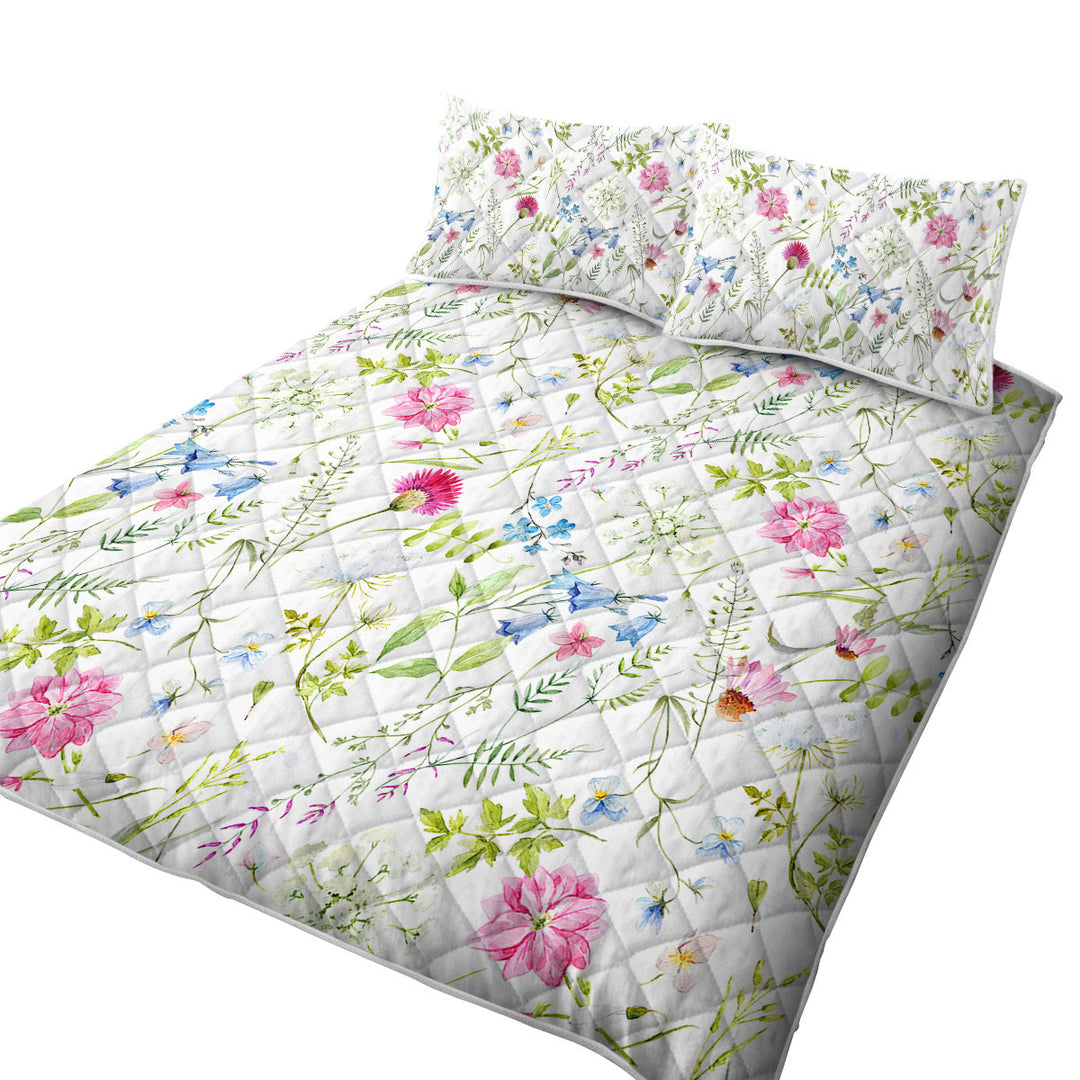 Beautiful Spring Flowers Quilts