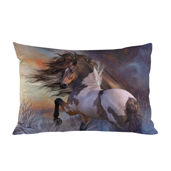 Beautiful Wild Horse Wild Stallion King Pillow Cases