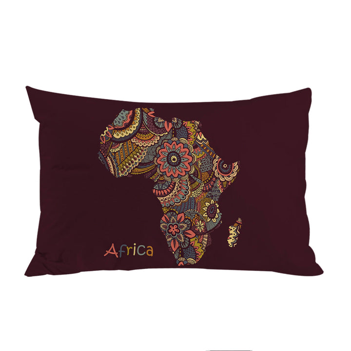 Bed Covers with Mandala Africa Map