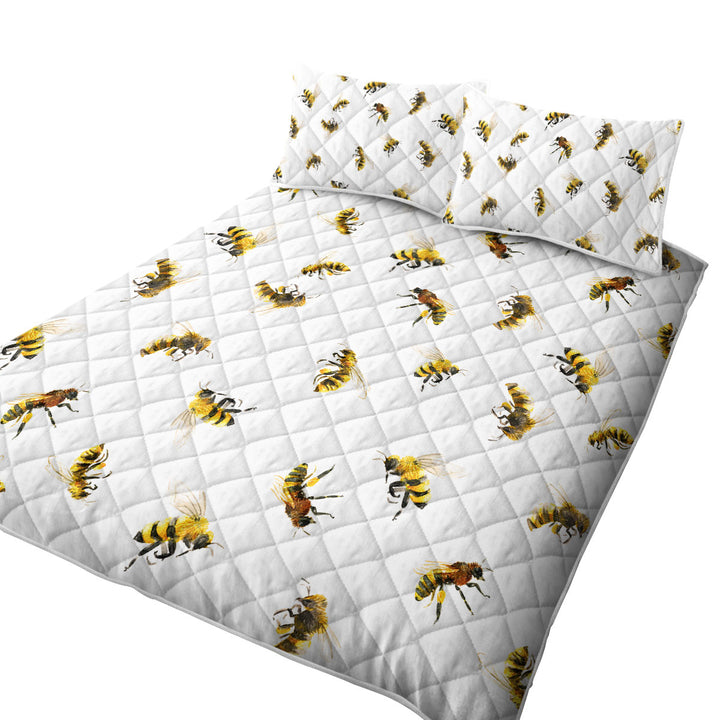 Bees Twin Quilt