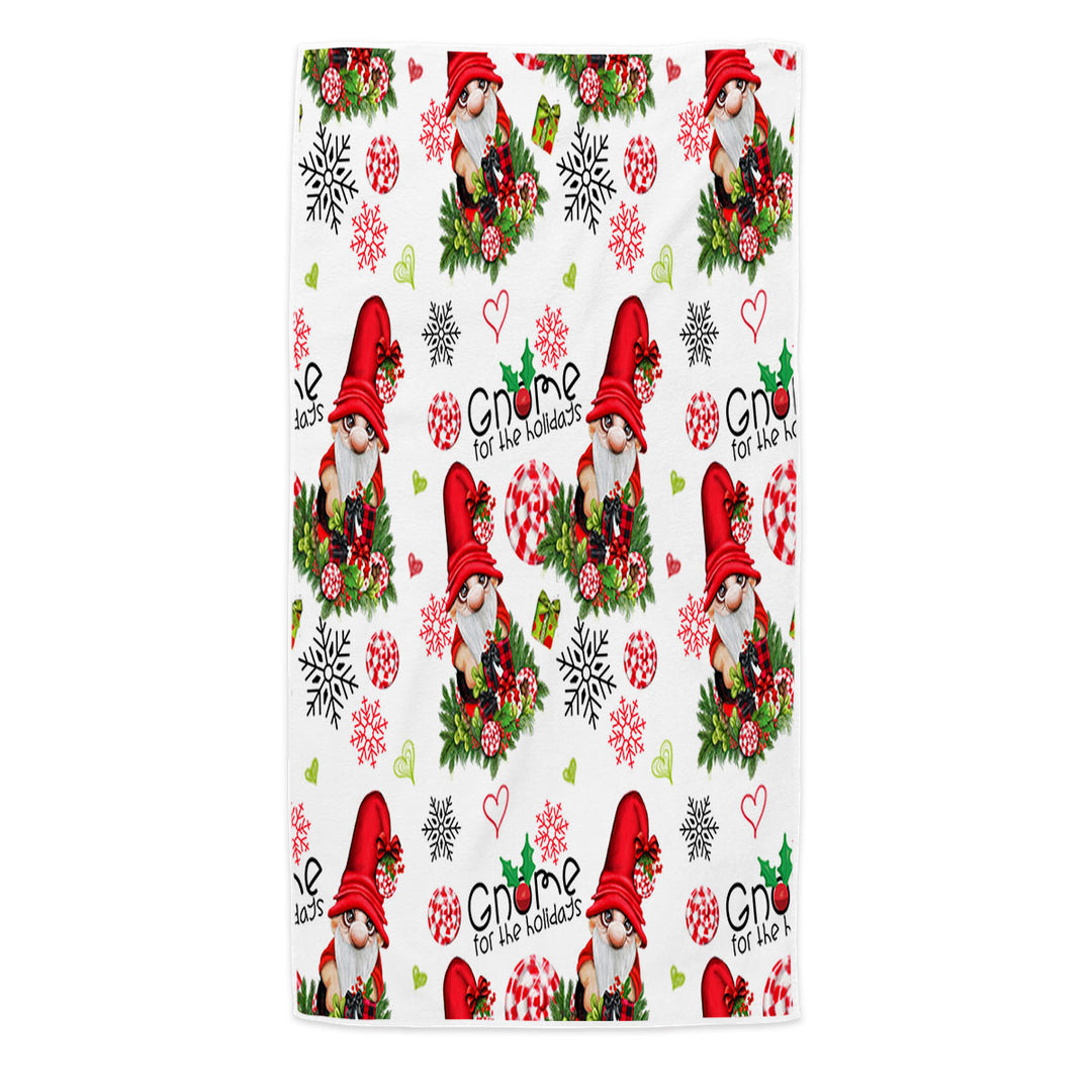 Best Beach Towels for Christmas Gnome for the Holidays Pattern