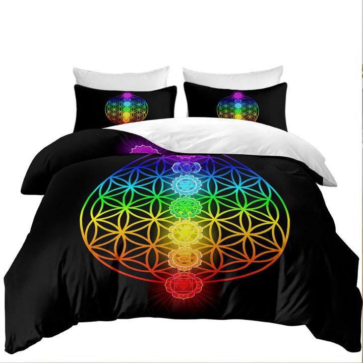 Best Duvet Covers with Colorful Hinduism Symbols