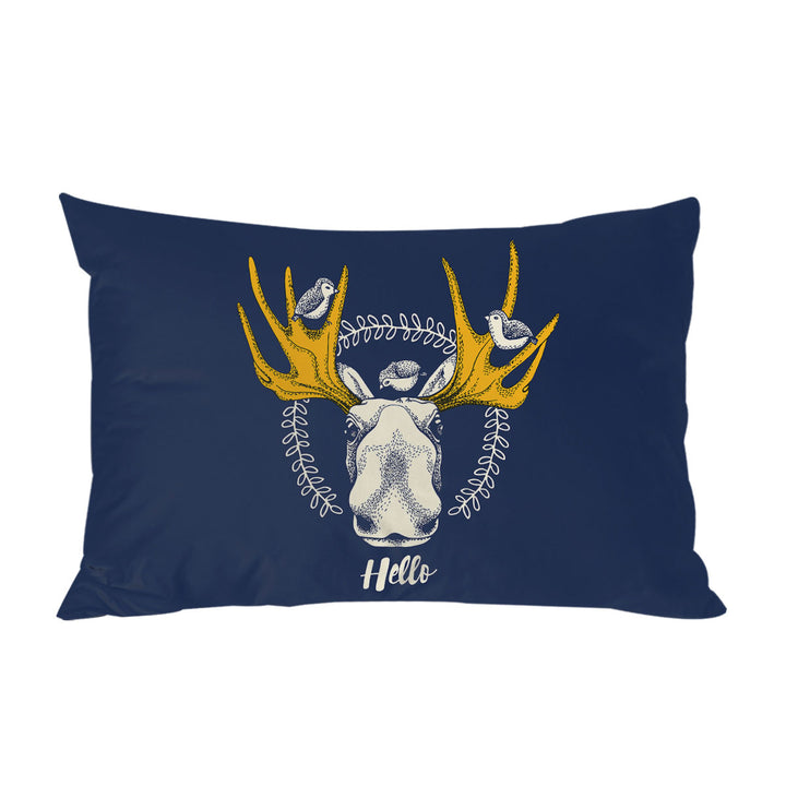 Birds and Moose Pillow Cases