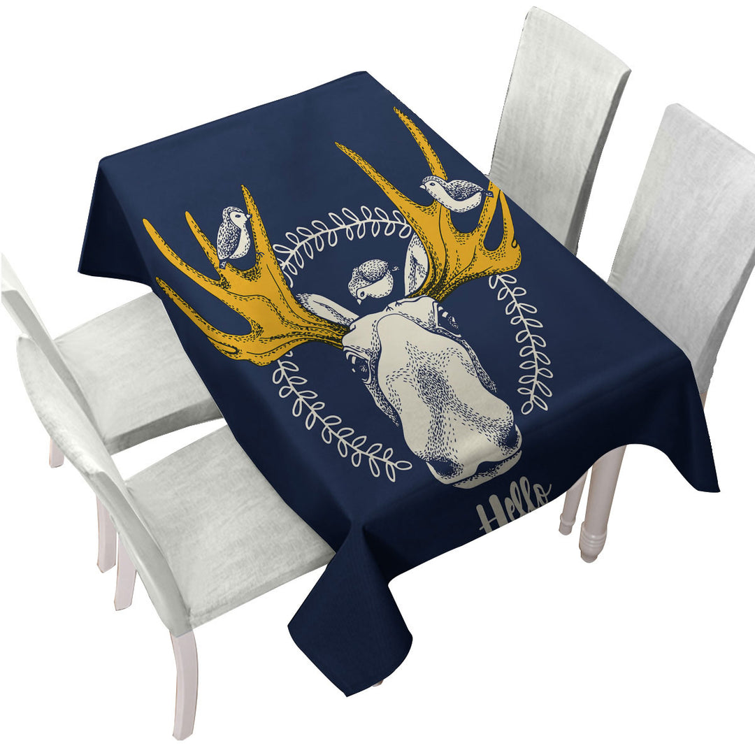 Birds and Moose Tablecloths