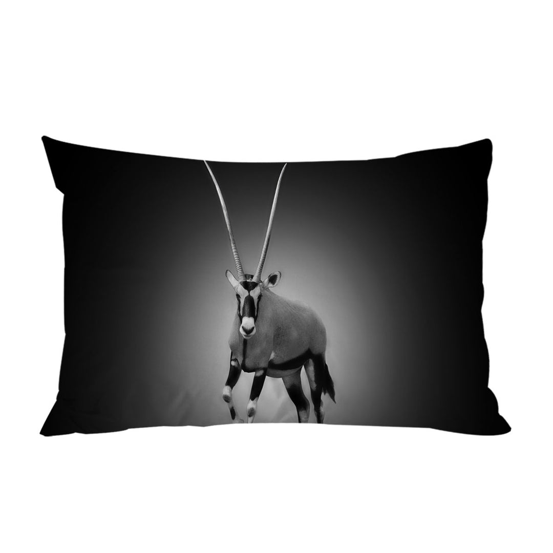 Black and White Wild Antelope Pillowcases