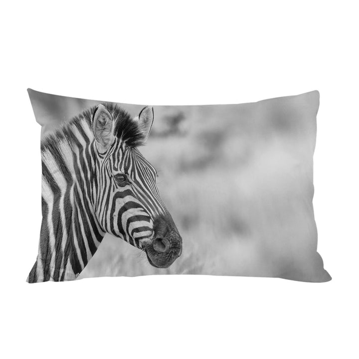 Black and White Zebra Photo Pillow Cases