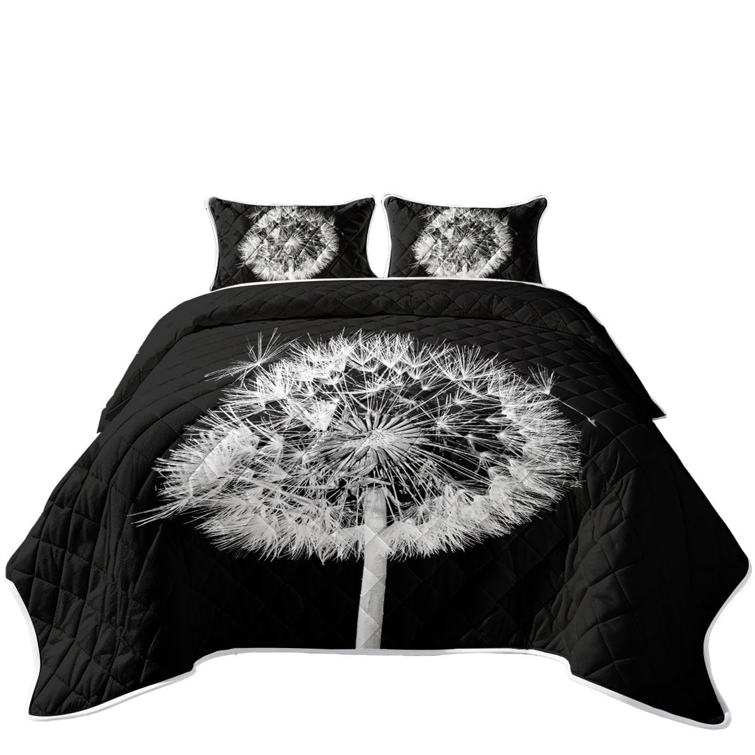 Black and White Zoom Photo Groundsel Quilts