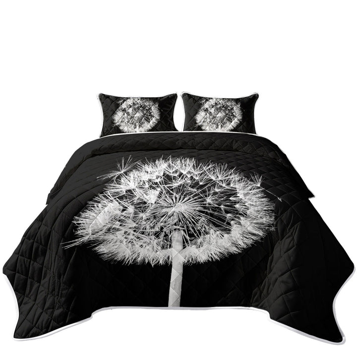 Black and White Zoom Photo Groundsel Quilts