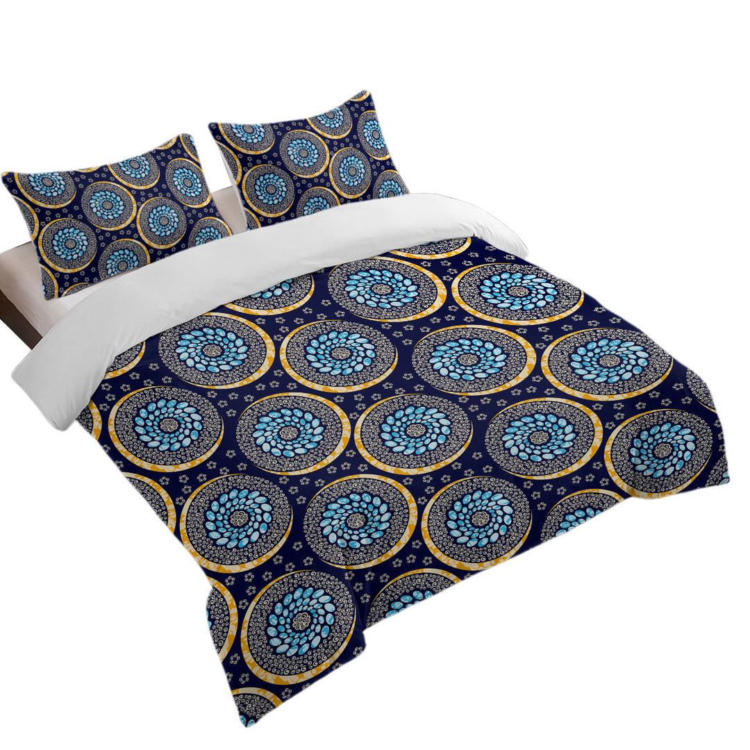 Blue Oriental Illusion Daybed Covers Sets